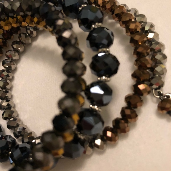 Multi Jeweled bangle bracelet - Picture 13 of 15